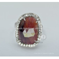 Designer Semi Precious Wedding s925 Silver Rings For Wholesale